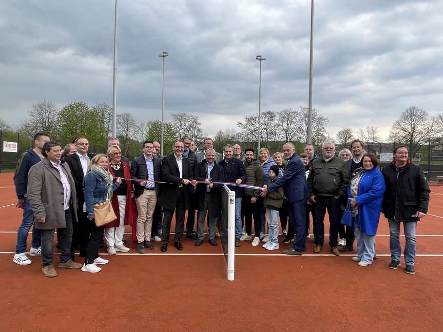 2023 - Inauguration terrains de tennis - Parc du restaurant Chalet am Brill